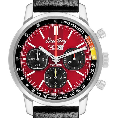 Photo of Breitling Top Time 41 Steel Mens Watch AB0176 Box Card