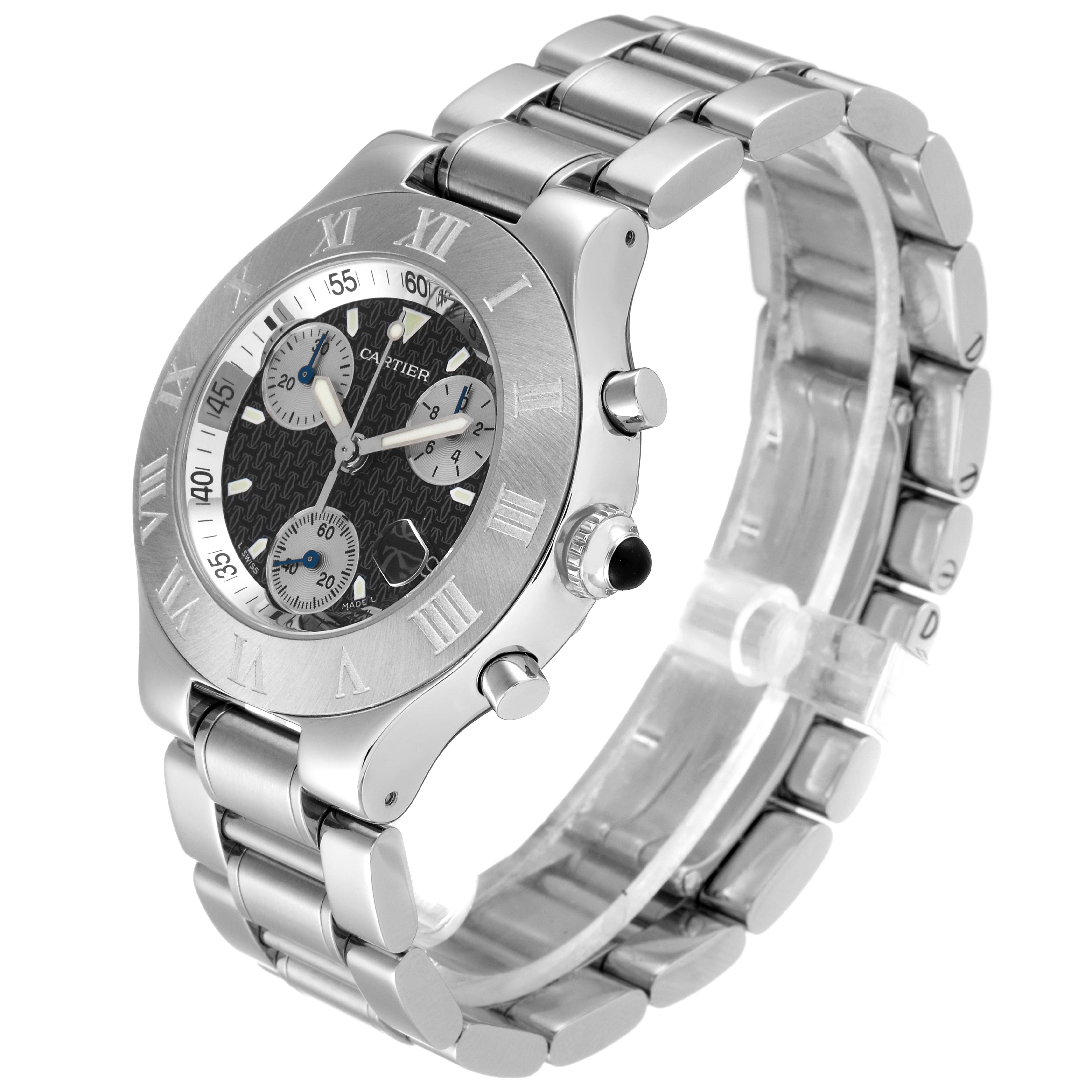 Cartier Must 21 Chronoscaph Stainless Steel W10172T2 | Stock 42904 ...