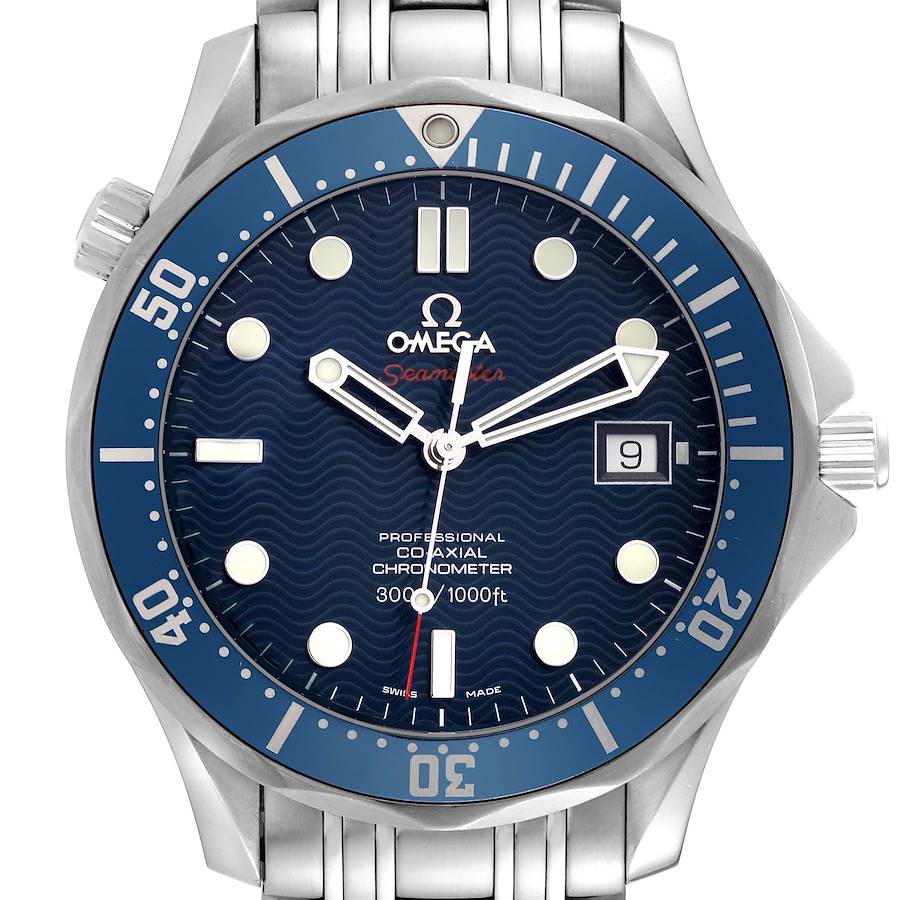 Omega Seamaster Diver 300M James Bond Steel Mens Watch 2220.80.00 SwissWatchExpo