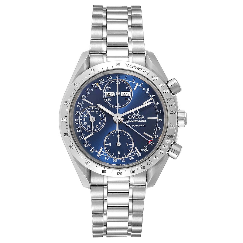 OMEGA Speedmaster 3521.80ブルー Omega Speedmaster Stainless Steel 3521.80.00 | Stock 27275