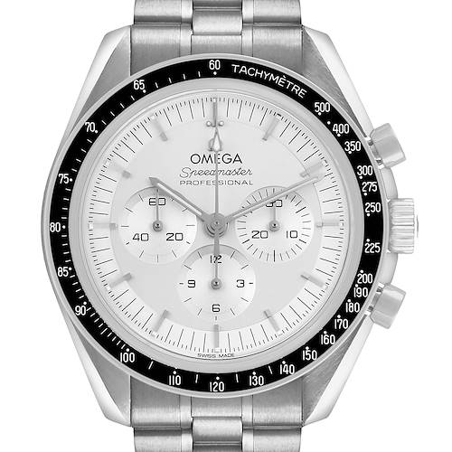 Photo of Omega Speedmaster White Gold Mens Moonwatch 310.60.42.50.02.001 Box Cards
