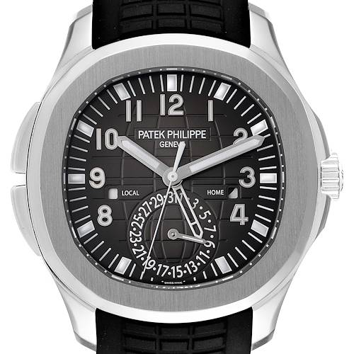 Photo of Patek Philippe Aquanaut Travel Time Steel Mens Watch 5164 Box Papers