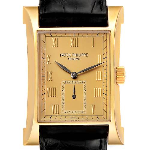 Photo of Patek Philippe Pagoda Yellow Gold Limited Edition Mens Watch 5500J Box