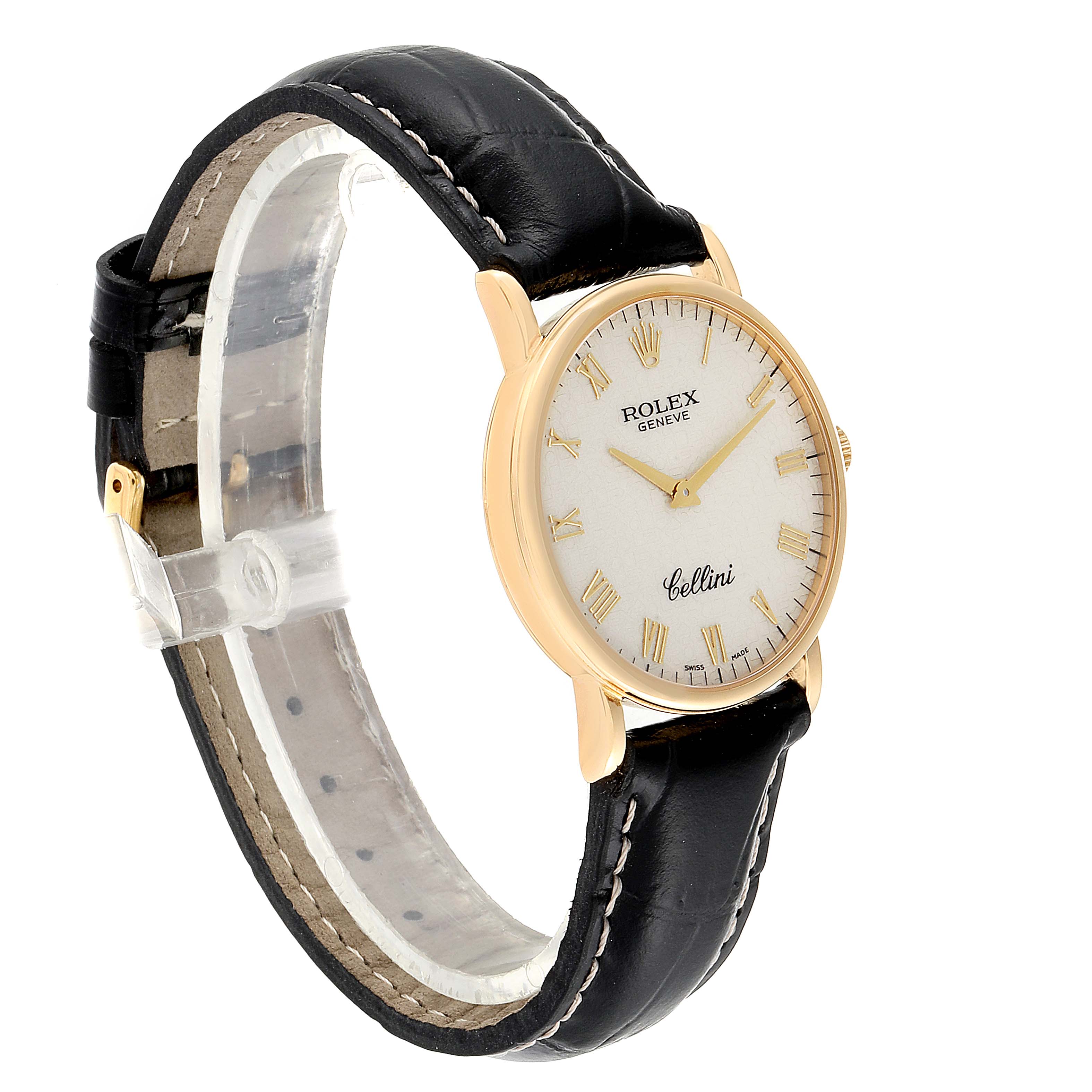 Rolex Cellini Classic Yellow Gold Anniversary Dial Mens Watch 5115 ...