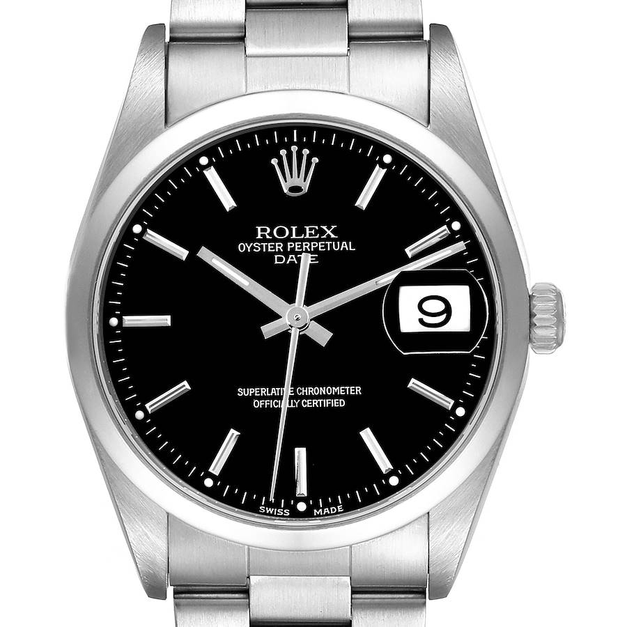 NOT FOR SALE Rolex Date Black Dial Oyster Bracelet Steel Mens Watch 15200 PARTIAL PAYMENT SwissWatchExpo