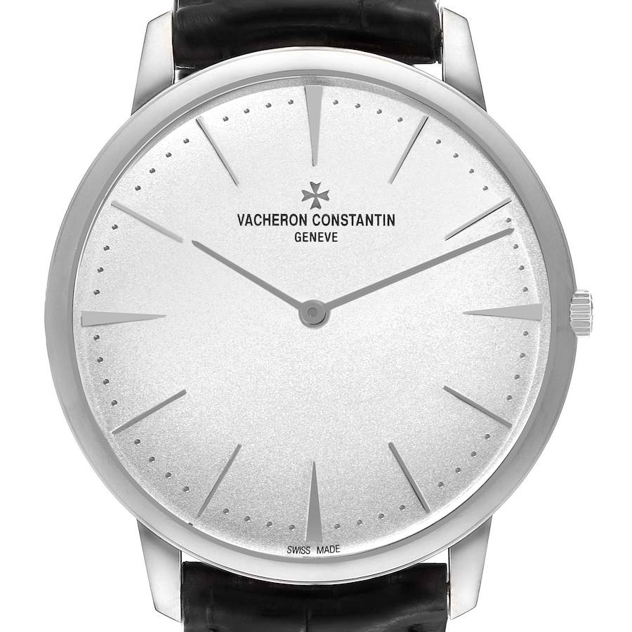 Vacheron Constantin Patrimony Grand Taille White Gold Mens Watch 81180 SwissWatchExpo