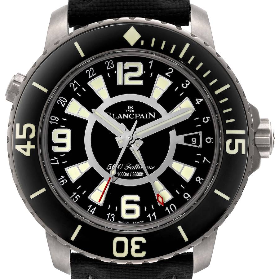 Blancpain Fifty Fathoms Automatic Titanium Limited Edition Mens Watch 50021 Box Card SwissWatchExpo