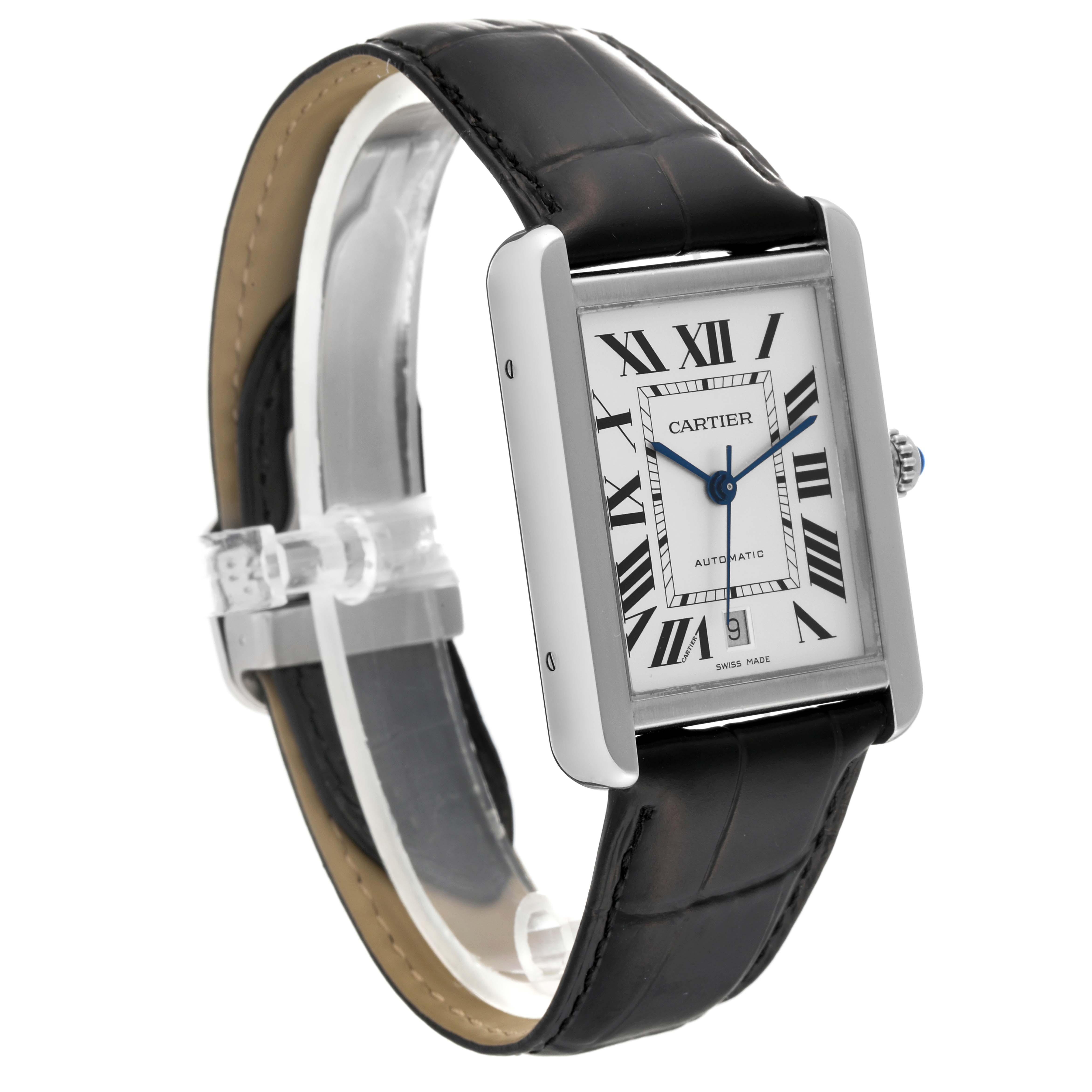 Cartier Tank Solo （タンクソロ）ステンレススチール Cartier Tank Must SolarBeat Steel Silver Dial 25mm WSTA0090