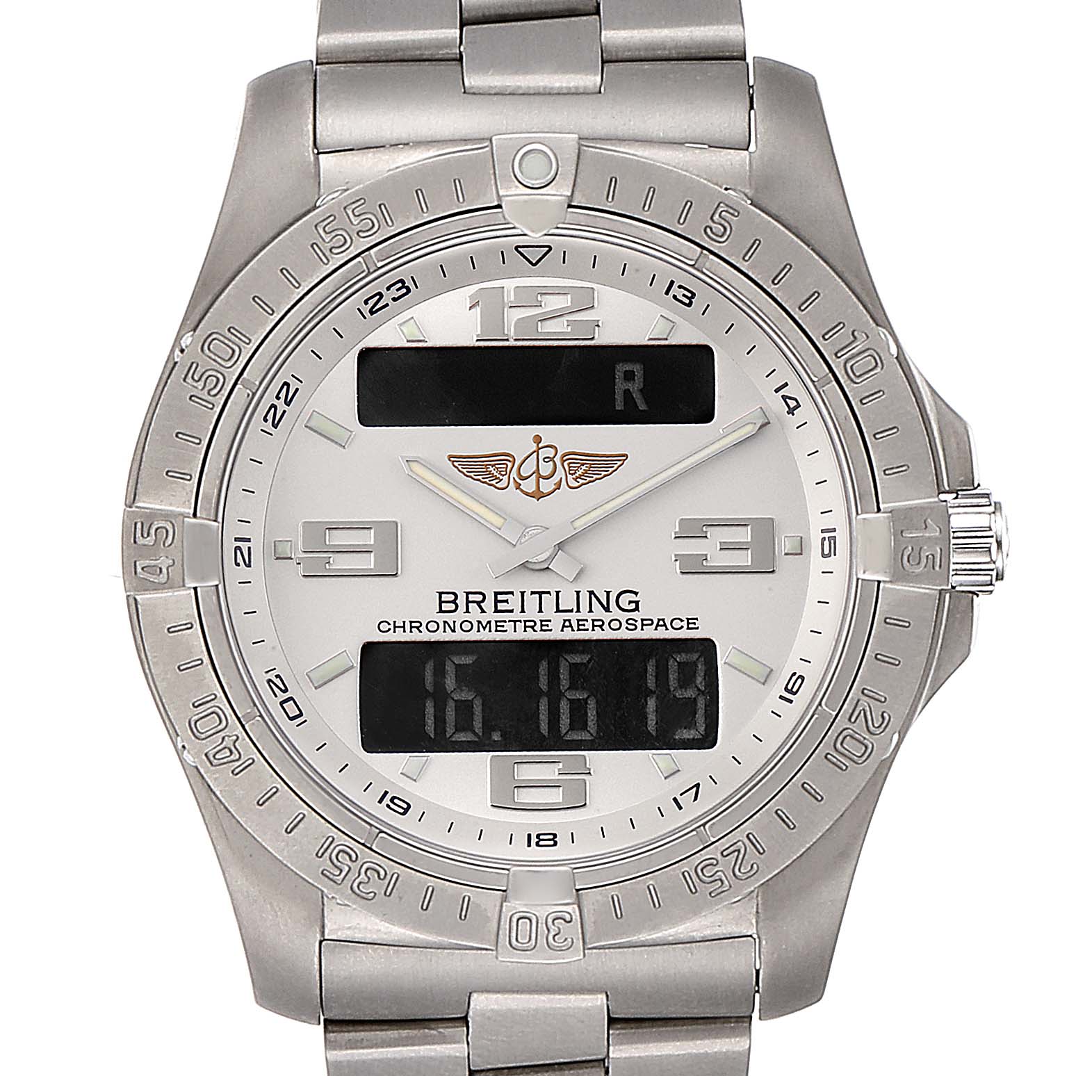 breitling aerospace titanium watch