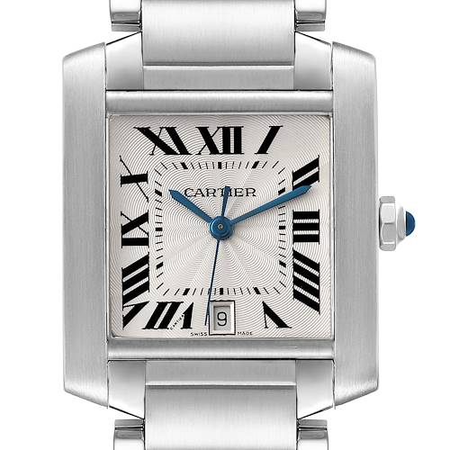 Photo of Cartier Tank Francaise Large Automatic Steel Mens Watch W51002Q3