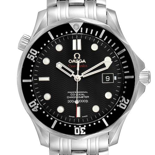 Photo of Omega Seamaster Black Dial Steel Mens Watch 212.30.41.20.01.002 Card