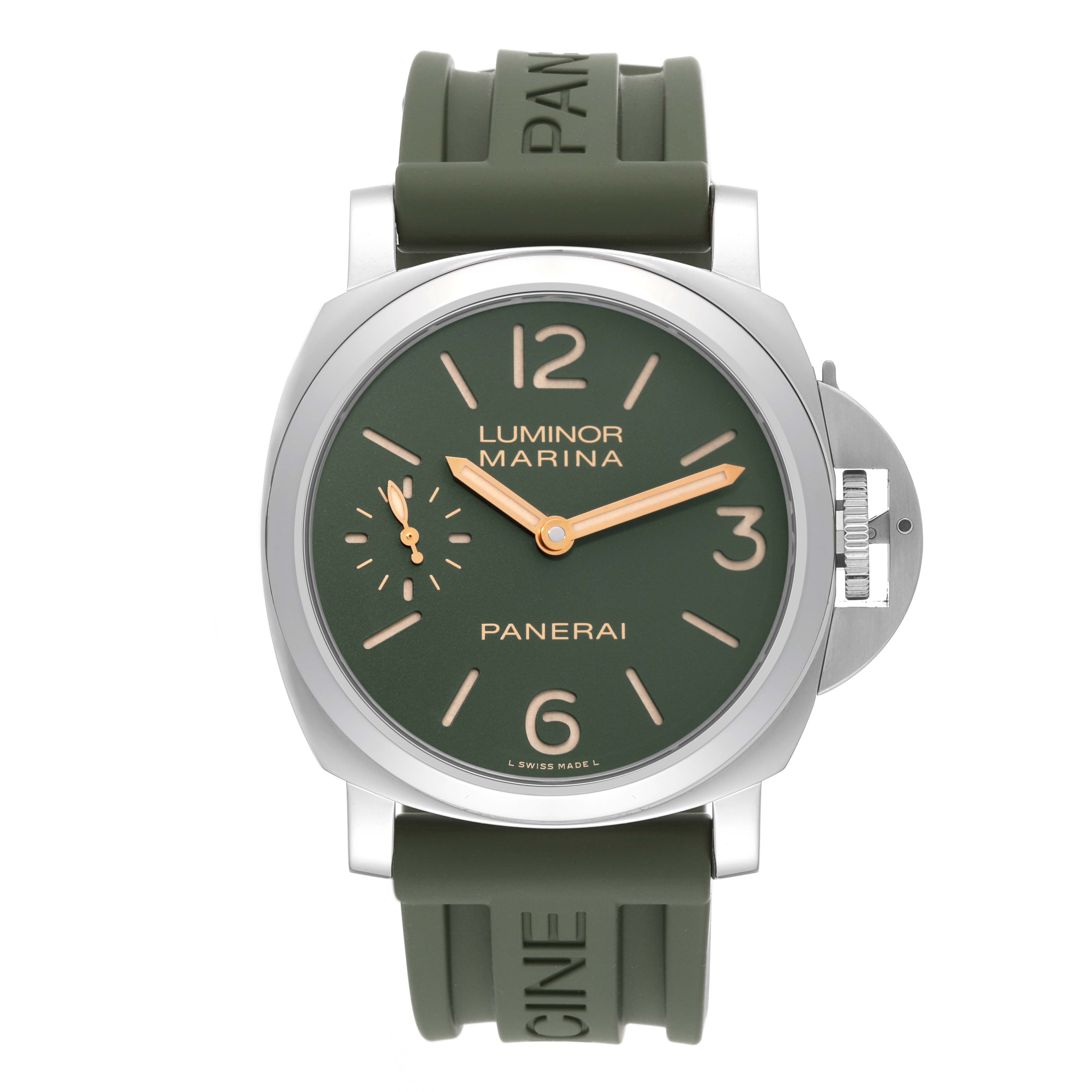 Panerai Luminor Marina 8 Days 44mm Steel Limited Edition Mens Watch PAM00911 Box Papers