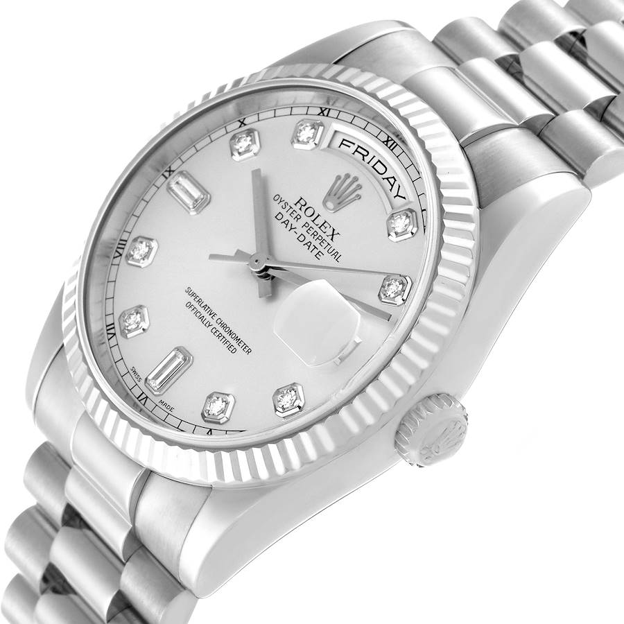 Rolex President White Gold 118239 | Stock 61693 | SwissWatchExpo