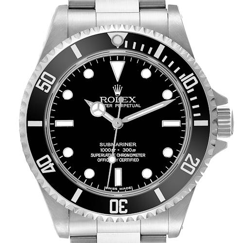 Photo of Rolex Submariner No Date 40mm 4 Liner Steel Mens Watch 14060