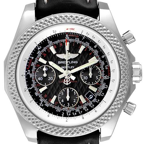 Photo of Breitling Bentley B06  Black Dial Steel Mens Watch AB0612 Box Papers