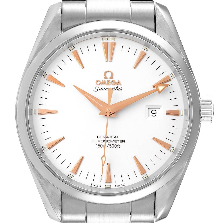 Omega Seamaster Aqua Terra Silver Dial Steel Mens Watch 2502.34.00 SwissWatchExpo