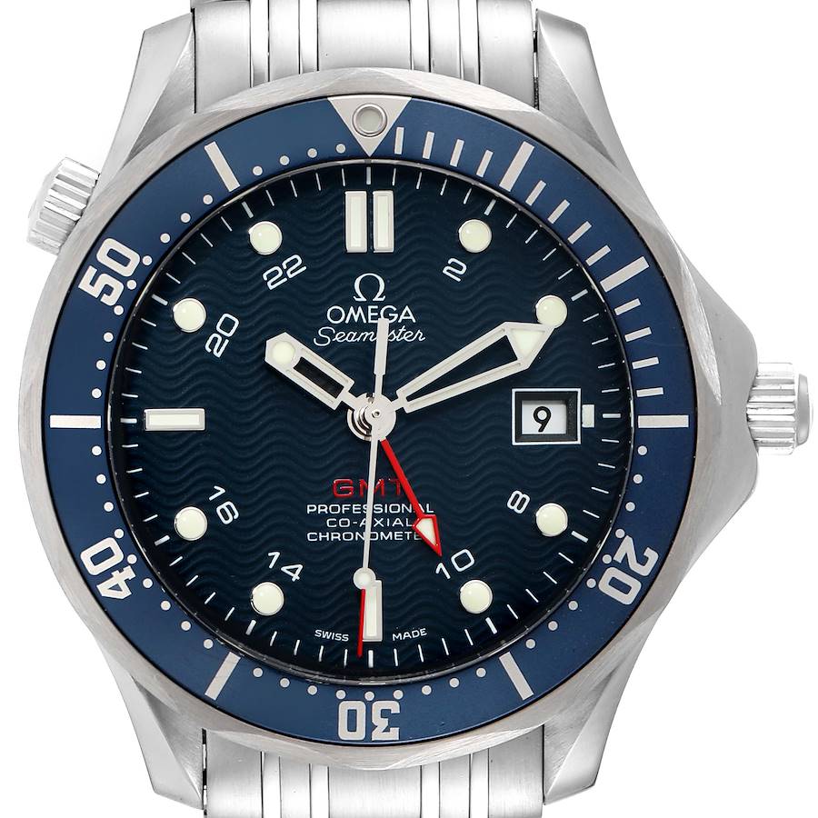 Omega Seamaster Bond 300M GMT Co-Axial Mens Watch 2535.80.00 SwissWatchExpo