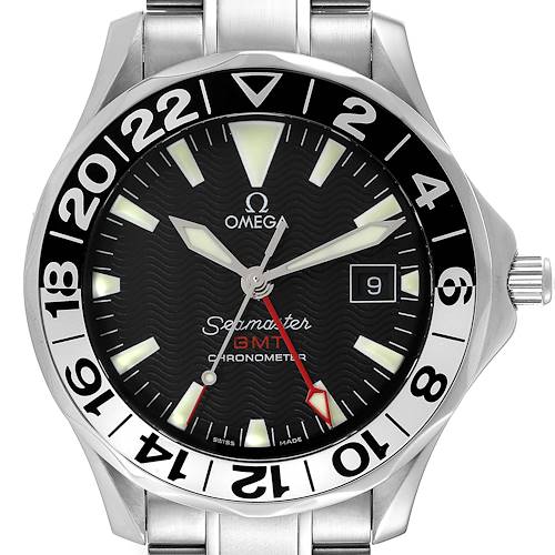 Photo of Omega Seamaster GMT 50th Anniversary Steel Mens Watch 2234.50.00 Box Card