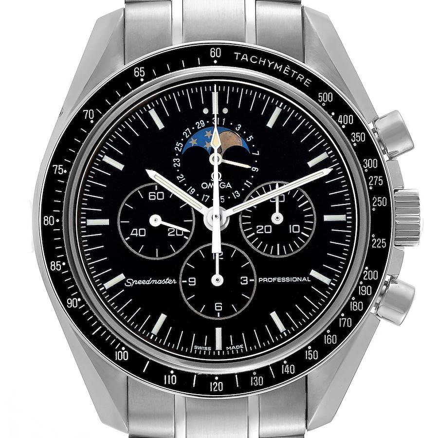 Omega Speedmaster Professional Moonwatch Steel Mens Watch 3576.50.00 Card SwissWatchExpo