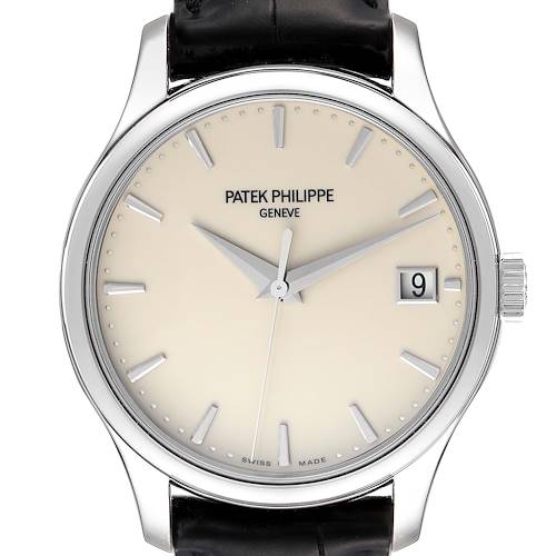 Photo of NOT FOR SALE Patek Philippe Calatrava Hunter Case White Gold Mens Watch 5227 Papers PARTIAL PAYMENT