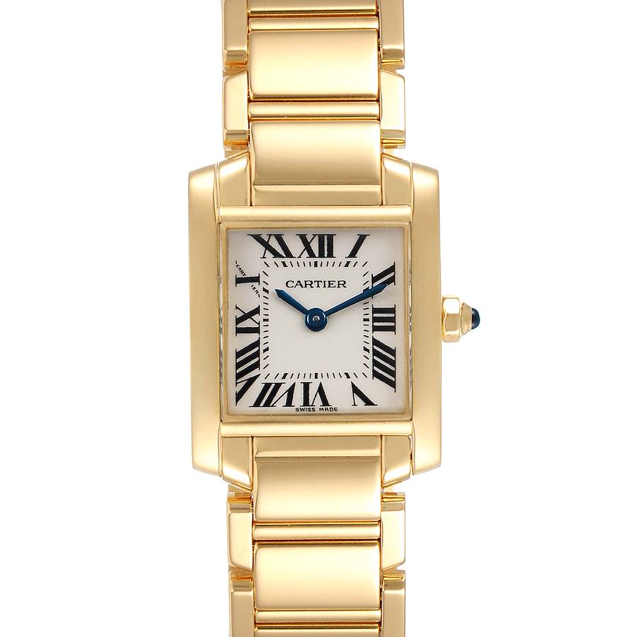 Cartier Tank Francaise Yellow Gold Quartz Ladies Watch W50002N2 SwissWatchExpo