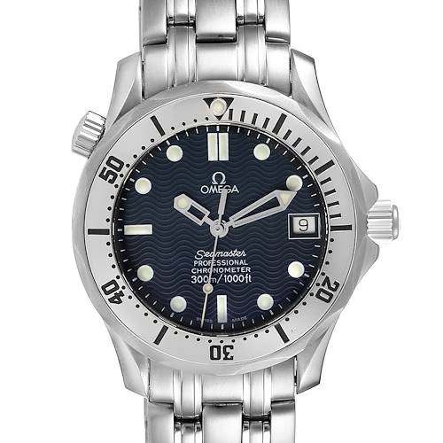 Photo of Omega Seamaster Midsize 36 Blue Dial Steel Mens Watch 2552.80.00