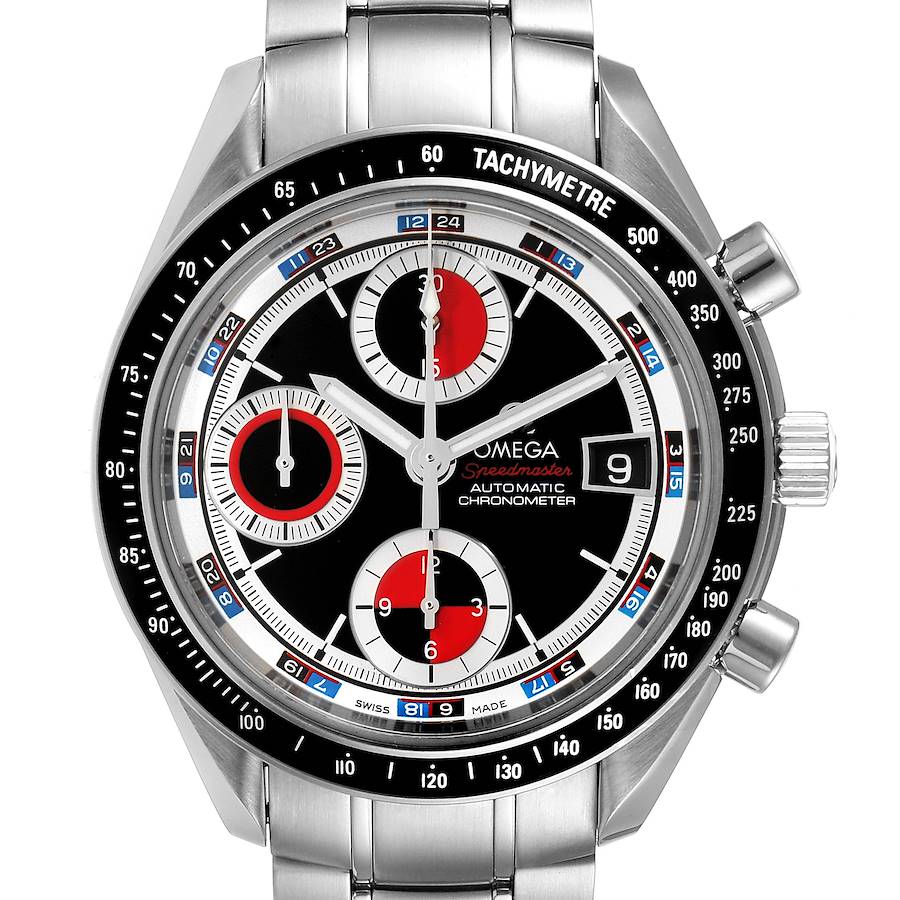 Omega Speedmaster Casino Dial Steel Mens Watch 3210.52.00 SwissWatchExpo