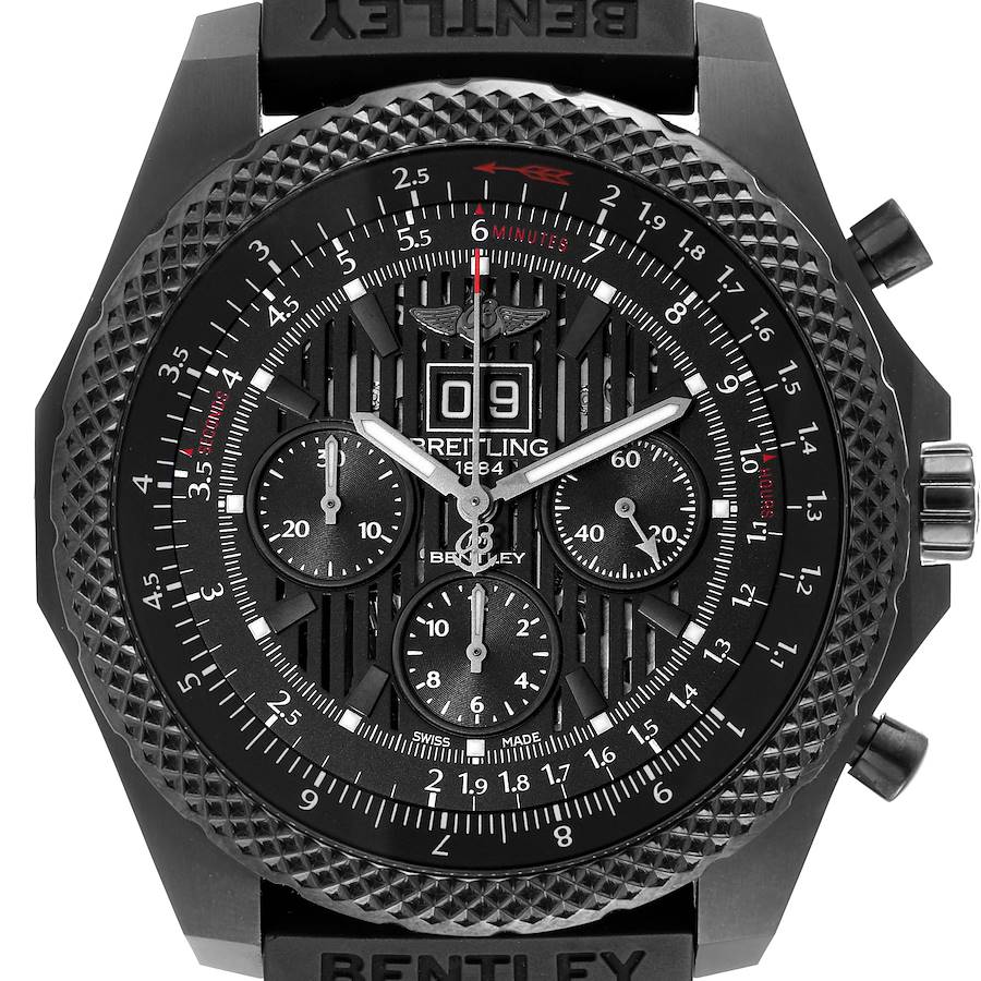 Breitling Bentley Midnight Carbon Limited Edition Mens Watch M44364 Box Card SwissWatchExpo