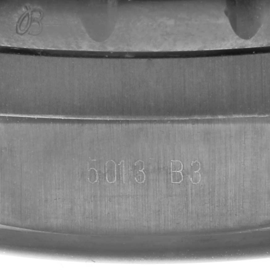 The image shows a close-up view of the back casing of a Breitling Bentley M44364 Men's Stainless Steel Black Dial M44364 Men's Stainless Steel Black Dial model watch with engraved markings "5013 B3".