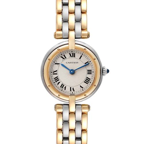 Photo of Cartier Panthere Vendome Three Row Steel Yellow Gold Ladies Watch 66920
