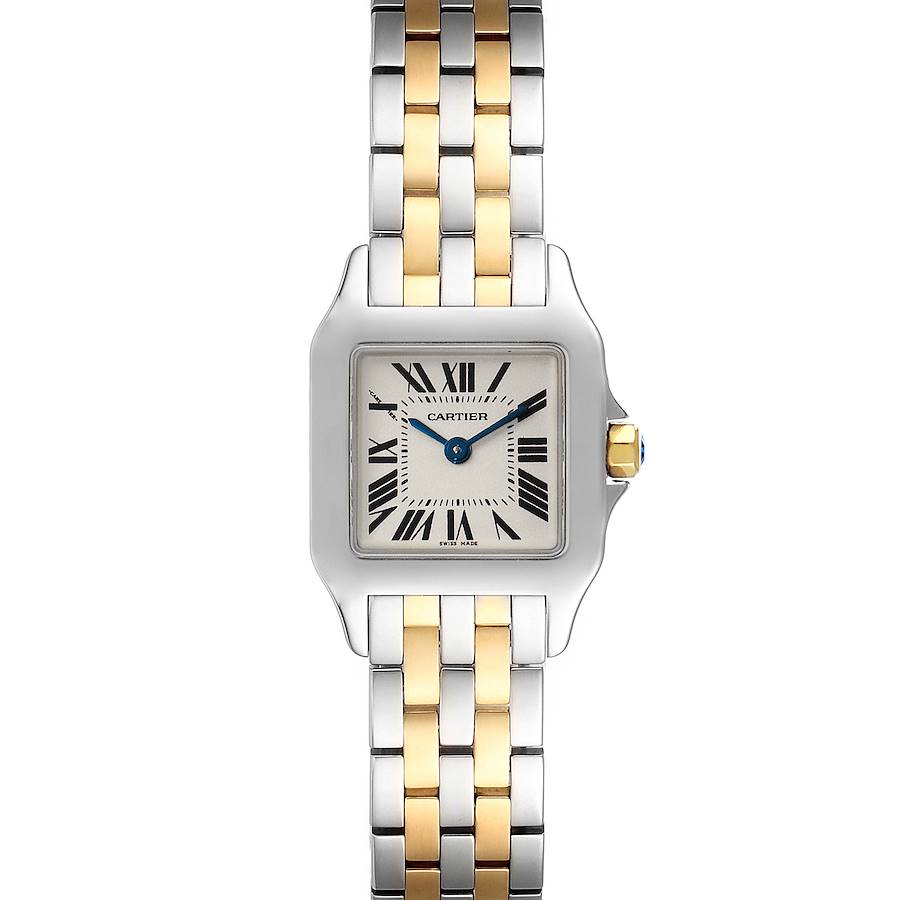 Cartier Santos Demoiselle Steel Yellow Gold Ladies Watch W25066Z6 SwissWatchExpo