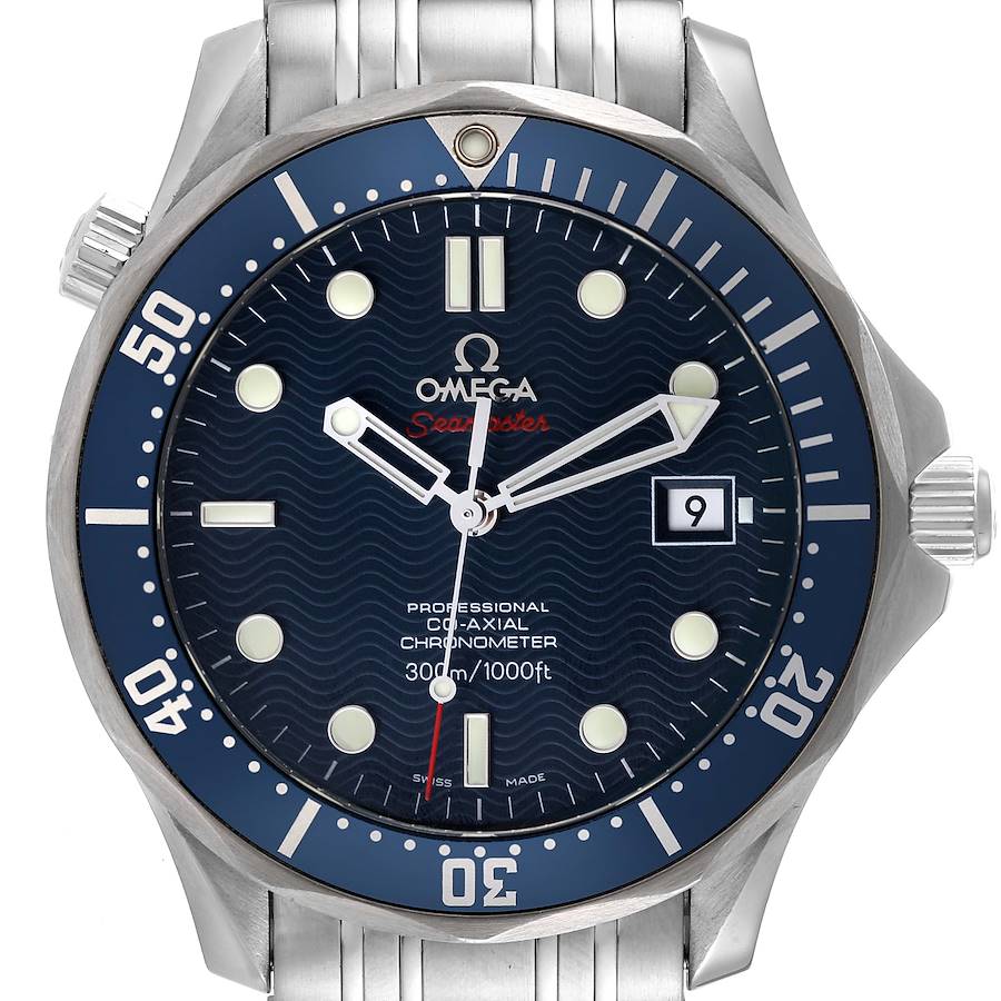 Omega Seamaster Diver 300M James Bond Steel Mens Watch 2220.80.00 Box Card SwissWatchExpo