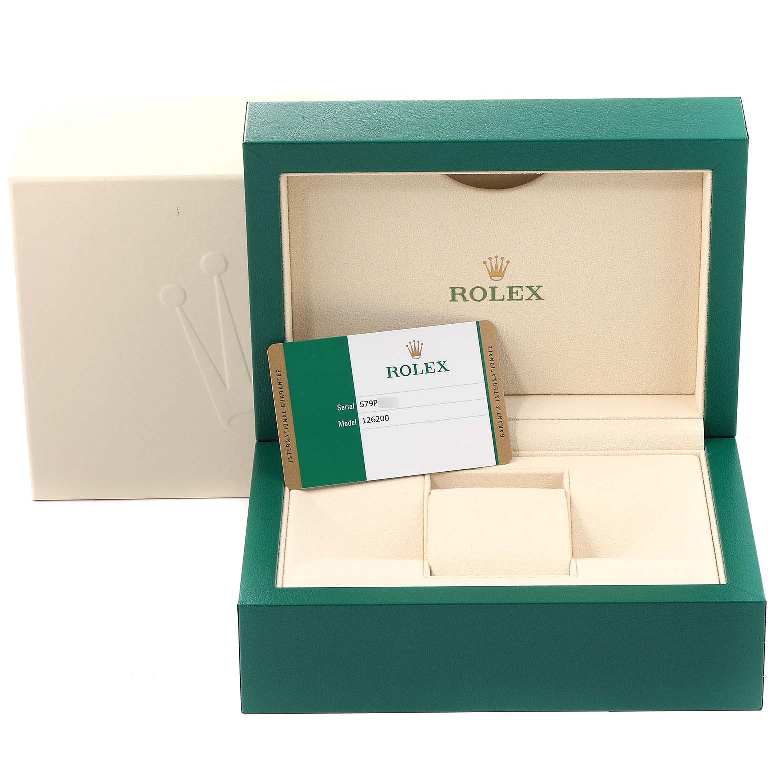 DOUBLE B セット　箱無し Rolex Datejust Stainless Steel 126200 | Stock 43214