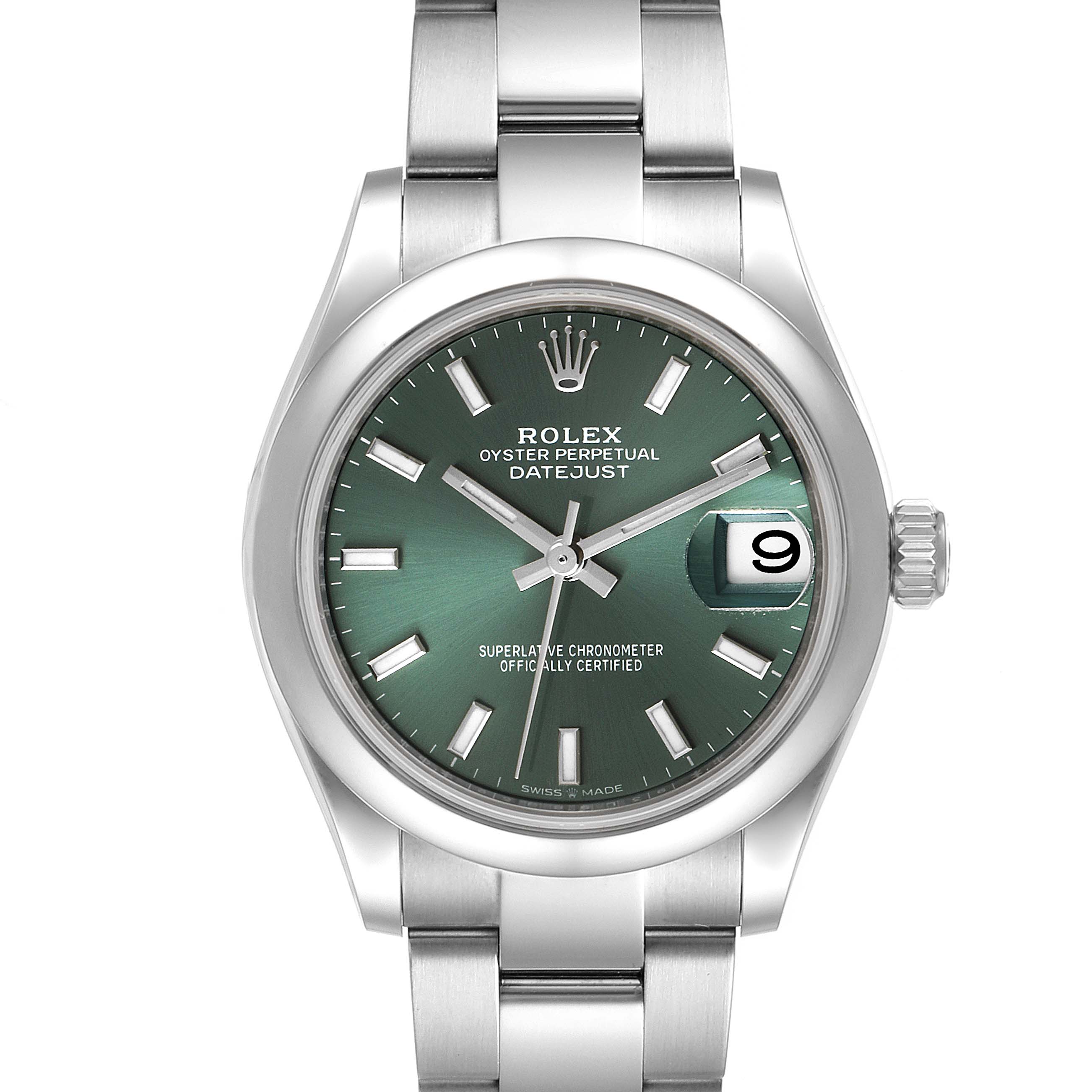 mint green rolex