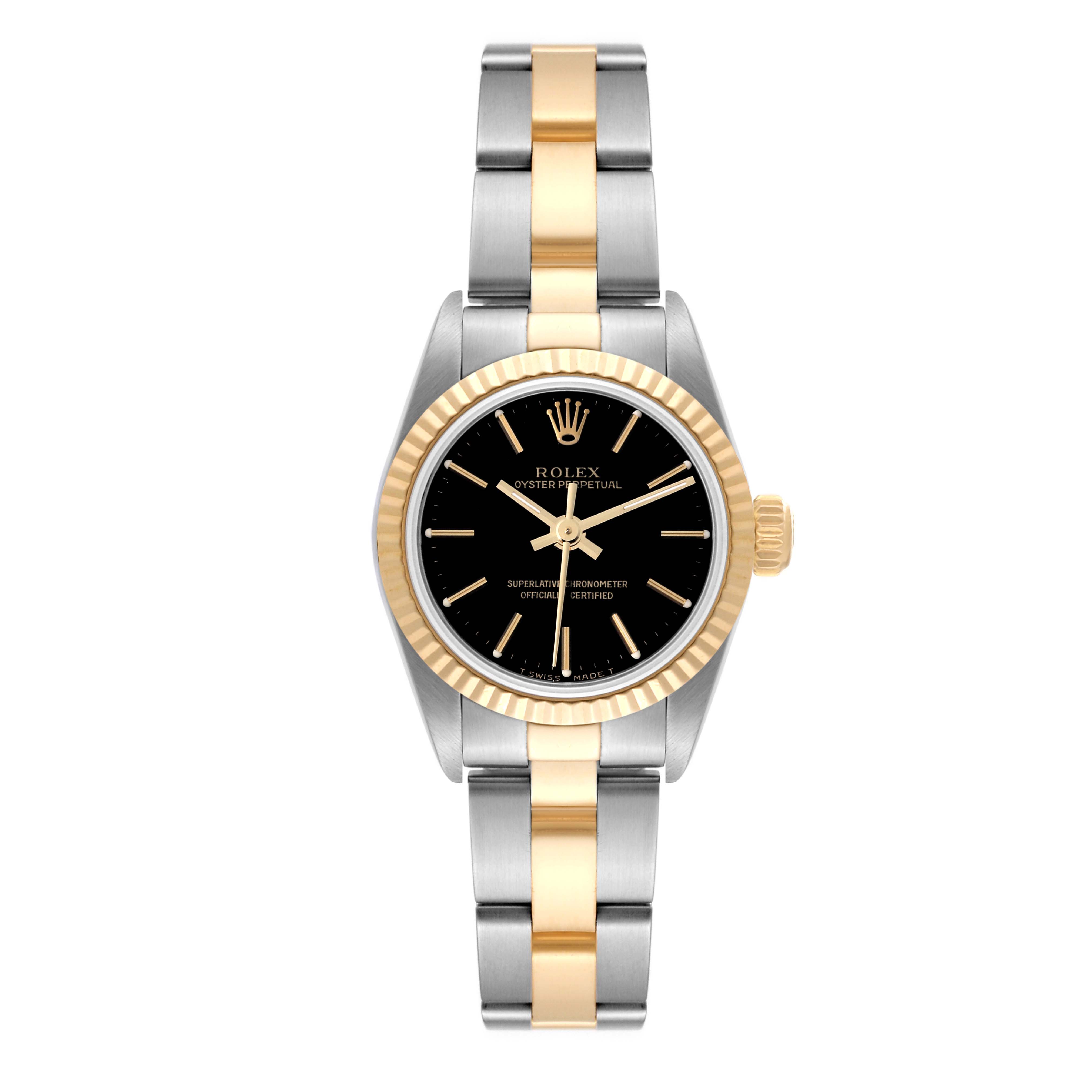 ROLEX OYSTER PERPETUAL LADY 67193 2コマ Buy Used Rolex Oyster Perpetual 67193 | Bob's Watches - Sku