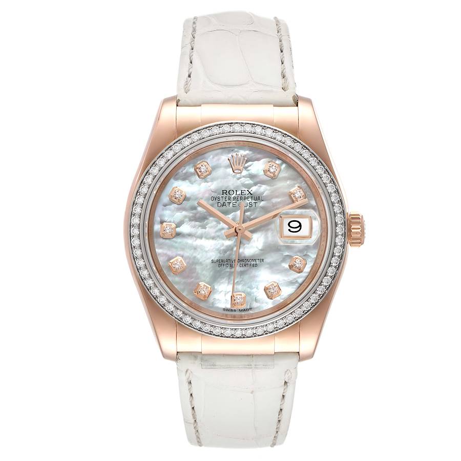 Rolex Datejust Rose Gold 116185 | SwissWatchExpo