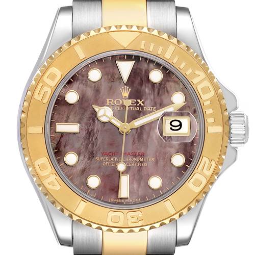 Photo of Rolex Yachtmaster 40 Steel Yellow Gold MOP Mens Watch 16623