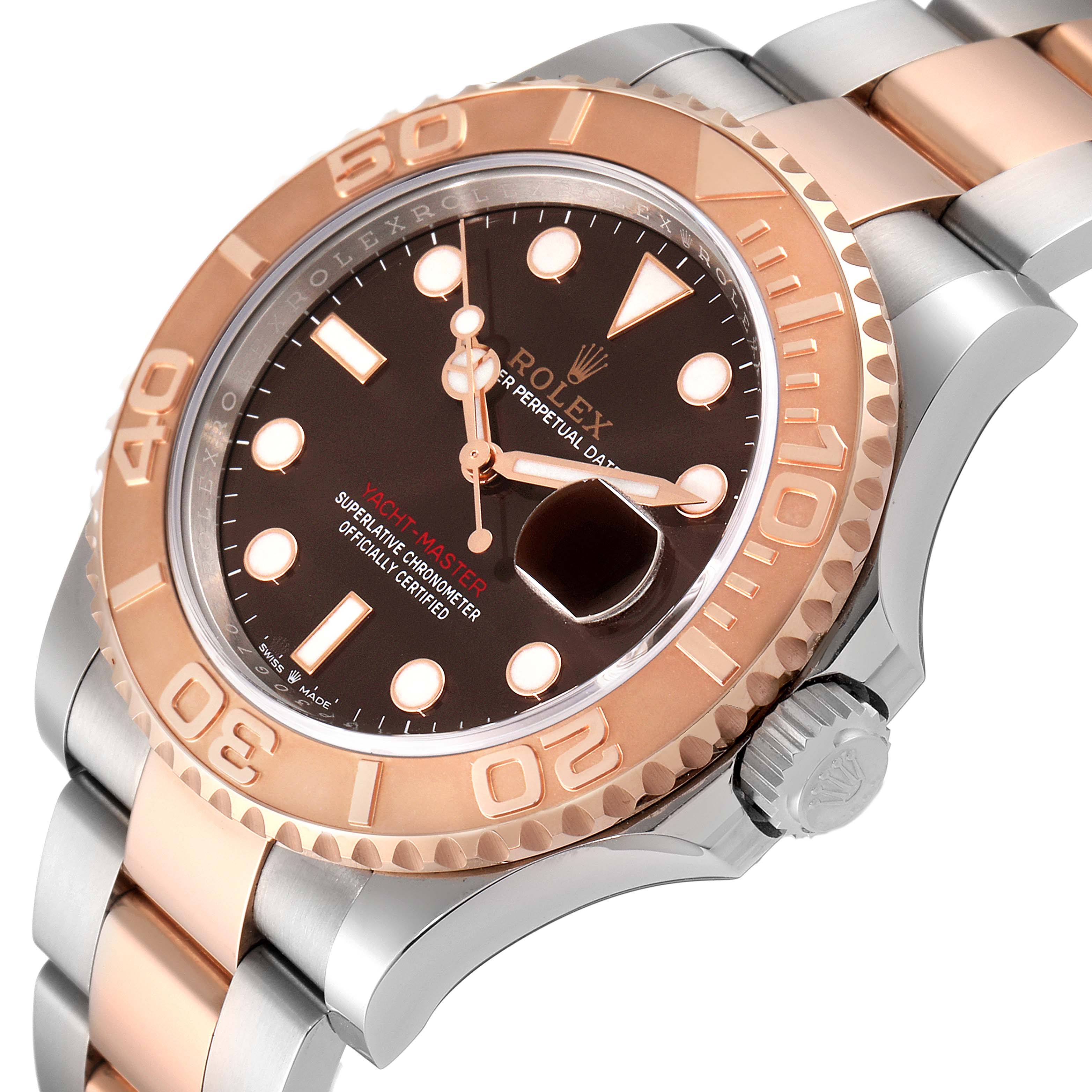 Rolex Yachtmaster Rose Gold Steel Mens Watch 126621 Unworn | SwissWatchExpo