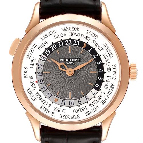 Photo of Patek Philippe World Time Complications Rose Gold Mens Watch 5230