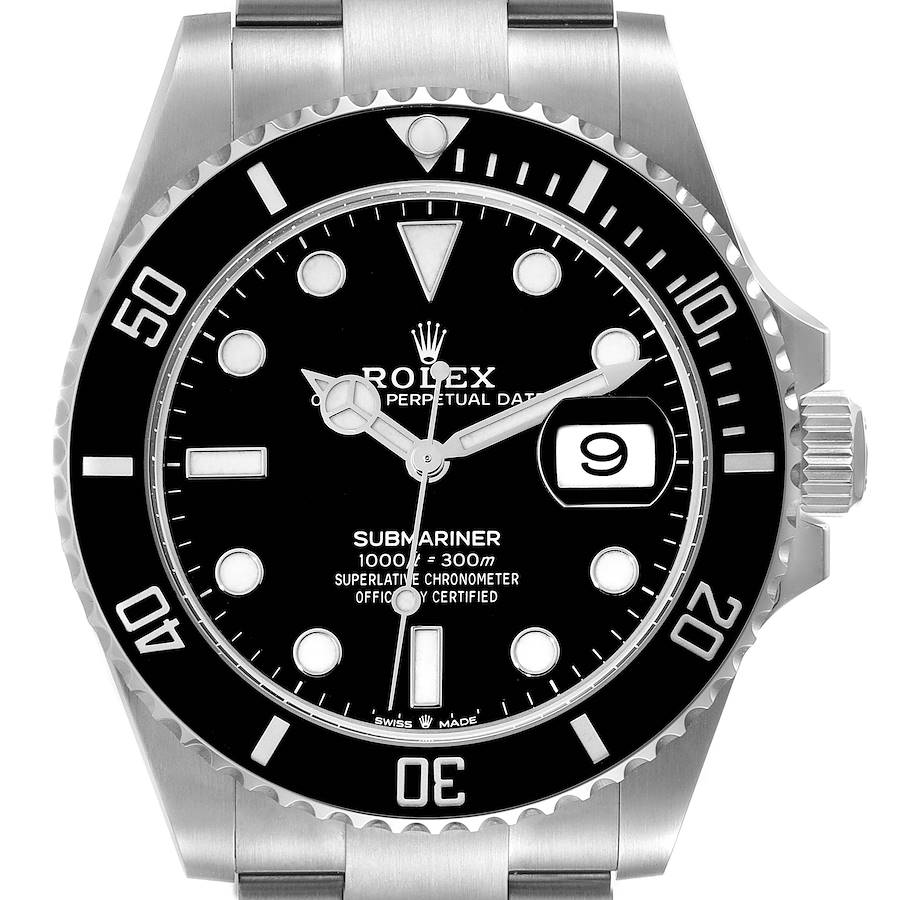 Rolex Submariner Black Dial Ceramic Bezel Steel Mens Watch 126610 Unworn SwissWatchExpo