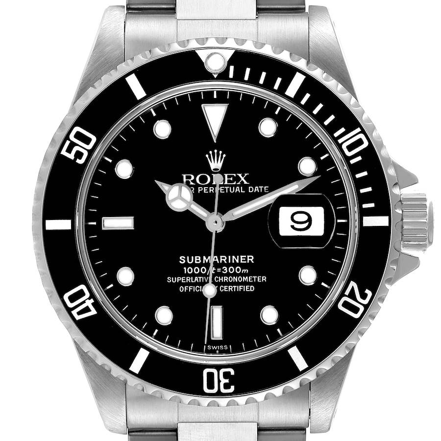 Partial Payment Rolex Submariner Date 40mm Black Dial Steel Mens Watch 16610 NOT FOR SALE SwissWatchExpo