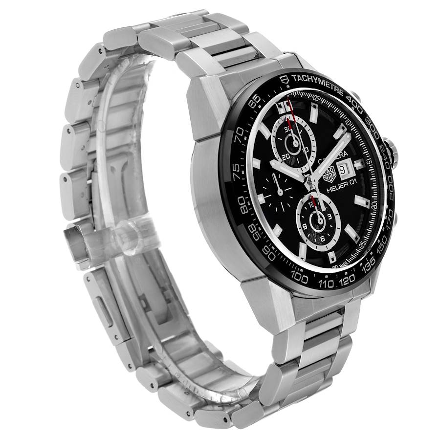 Tag Heuer Carrera Chronograph Automatic Mens Watch CAR201Z Box