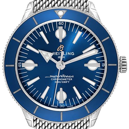 Photo of Breitling Superocean Heritage 57 Blue Dial Steel Watch A10370 Unworn