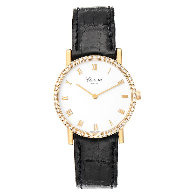 Chopard Classique Yellow Gold Diamond Mens Watch 3154 SwissWatchExpo