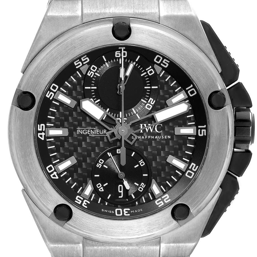 IWC Ingenieur Chronograph Lewis Hamilton Limited Edition Titanium Mens Watch IW379602 Box Card SwissWatchExpo