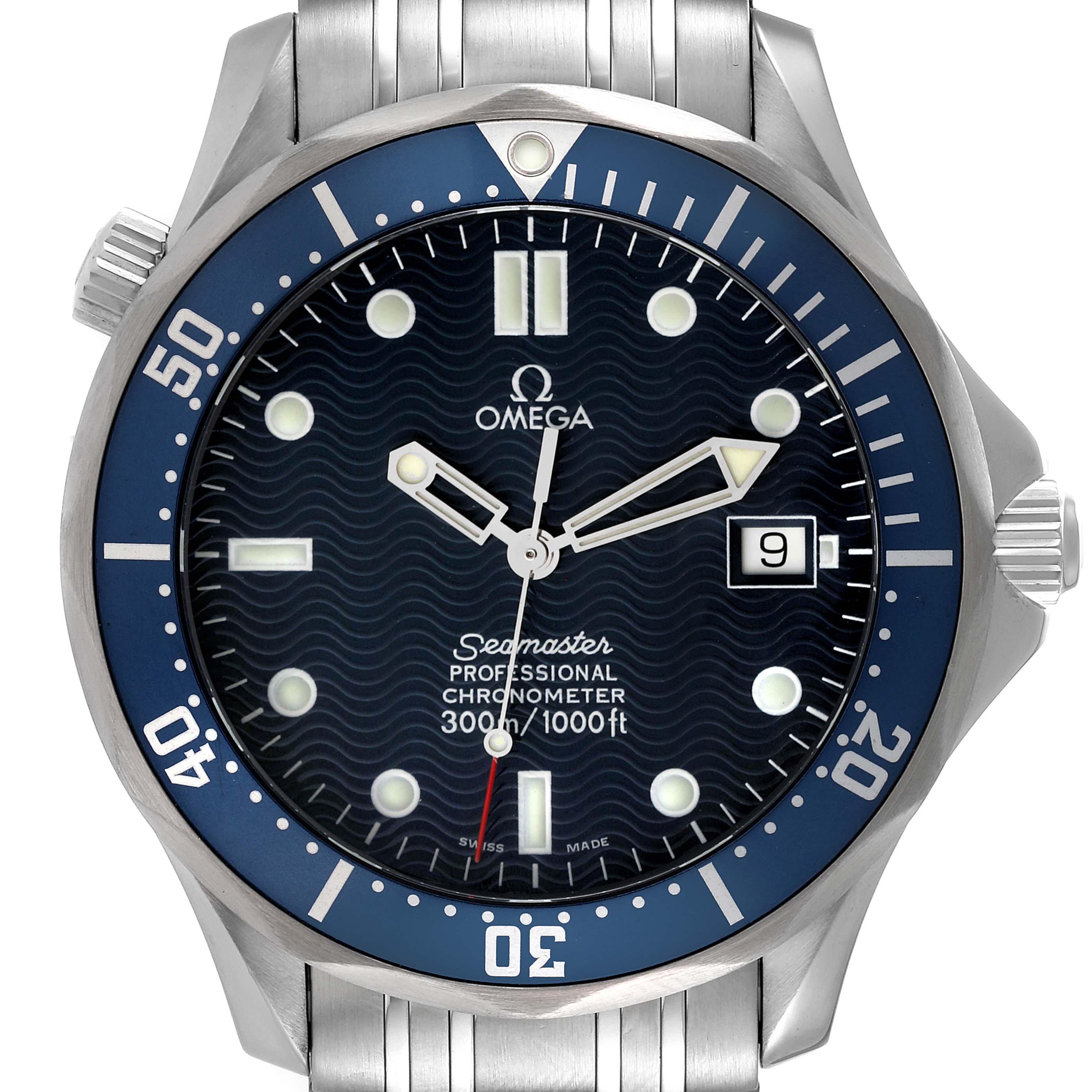 Omega Seamaster Diver 300M Blue Dial Automatic Mens Watch 2531.80.00 ...