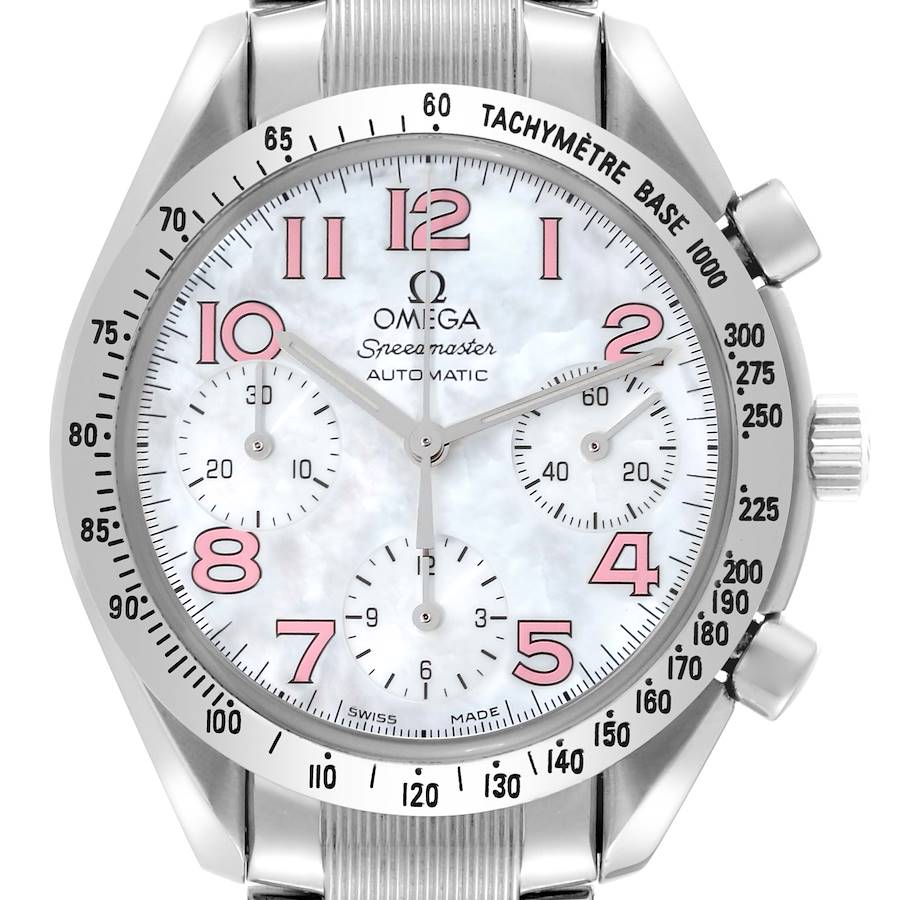 Omega Speedmaster Mother of Pearl Dial Steel Mens Watch 3534.74.00 Box Card SwissWatchExpo