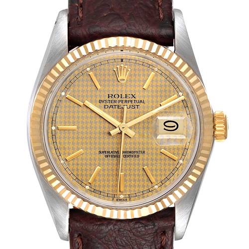 Photo of NOT FOR SALE Rolex Datejust 36 Steel Yellow Gold Vintage Mens Watch 16013 PARTIAL PAYMENT