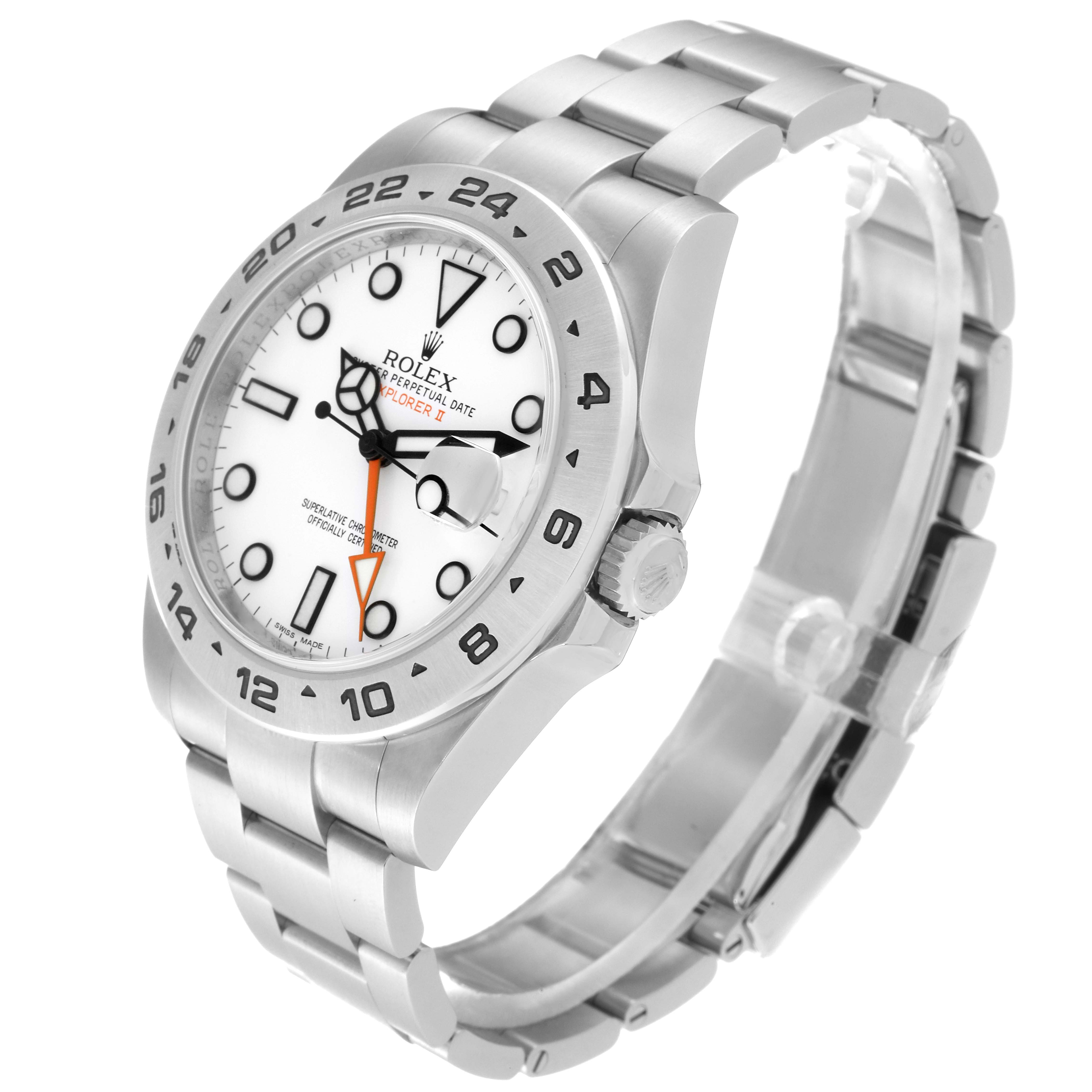 The image shows a Rolex Explorer 216570 Men's Stainless Steel White Dial 216570 Men's Stainless Steel White Dial watch angled from the front-right, displaying the face, bezel, crown, and bracelet.