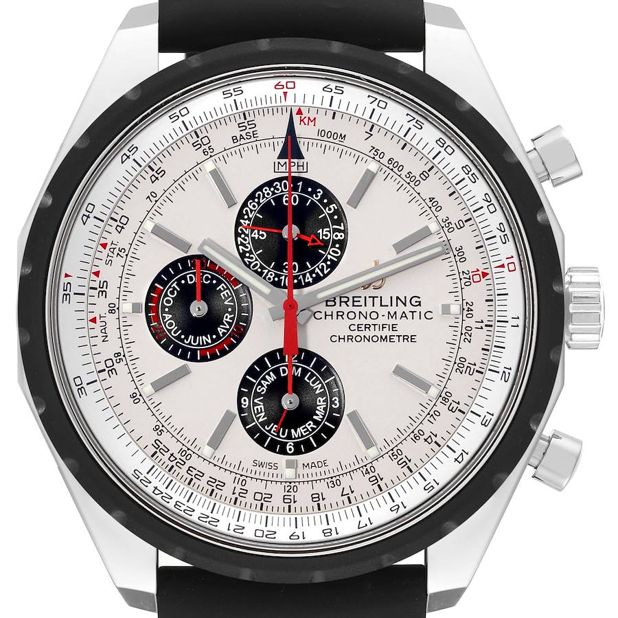 Breitling Chrono-Matic 1461 Limited Edition Steel Mens Watch A19360 SwissWatchExpo